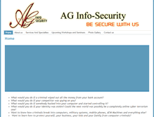 Tablet Screenshot of aginfosecurity.com
